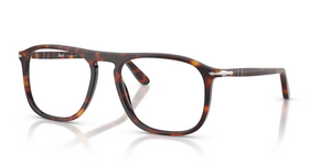 24 - Havana with Clear Lenses