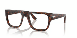24 - Havana with Clear Lenses