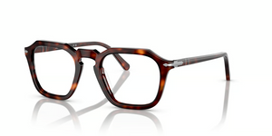 24 - Havana with Clear Lenses
