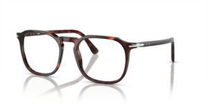 24 - Havana with Clear Lenses