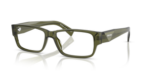 25A1O1 - Transparent Green with Clear Lenses