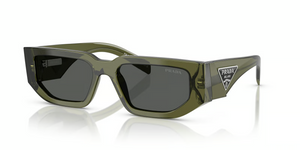 25A40L - Transparent Military Green with Dark Grey Lenses