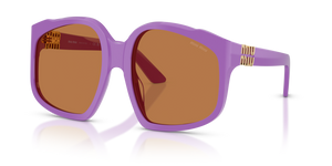 25D90Q - Violet with Brown Lenses