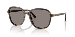 25E80Q - Striped Loden with Dark Grey Lenses