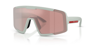 25H80U - Matte Grey with Purple Mirror Silver Lenses