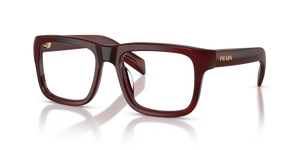 25J1O1 - Pomegranate Havana with Clear Lenses