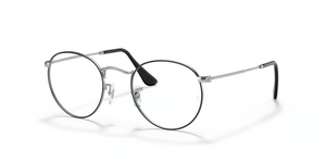 2861 - Black On Silver with Clear Lenses