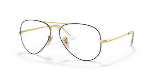 2890 - Gold with Clear Lenses