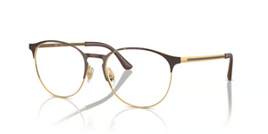 2917 - Havana On Gold with Clear Lenses