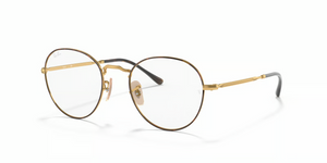 2945 - Havana On Gold with Clear Lenses