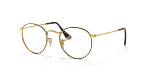 2945 - Havana On Gold with Clear Lenses