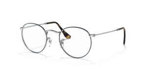 2970 - Blue On Silver with Clear Lenses