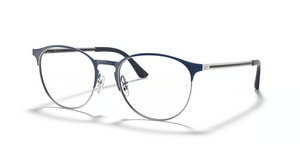 2981 - Blue On Gunmetal with Clear Lenses