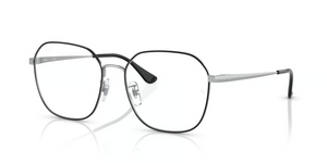 2983 - Black On Silver with Clear Lenses