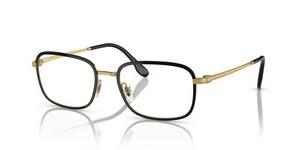 2991 - Black on Gold with Clear Lenses