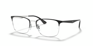 2997 - Black On Silver with Clear Lenses