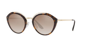 2AU4P0 - Havana/Pale Gold with Light Brown Grad Light Grey Mir Silver Lenses