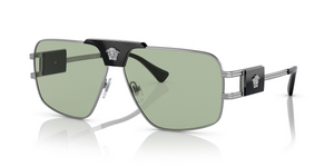 1001/2 - Gunmetal with Green Lenses