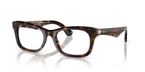 3002 - Dark Havana with Clear Lenses