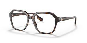 3002 - Dark Havana with Clear Lenses
