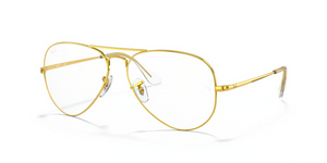 3086 - Gold with Clear Lenses