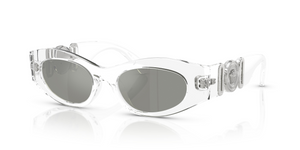 148/30 - Crystal with Green Mirror Silver Lenses