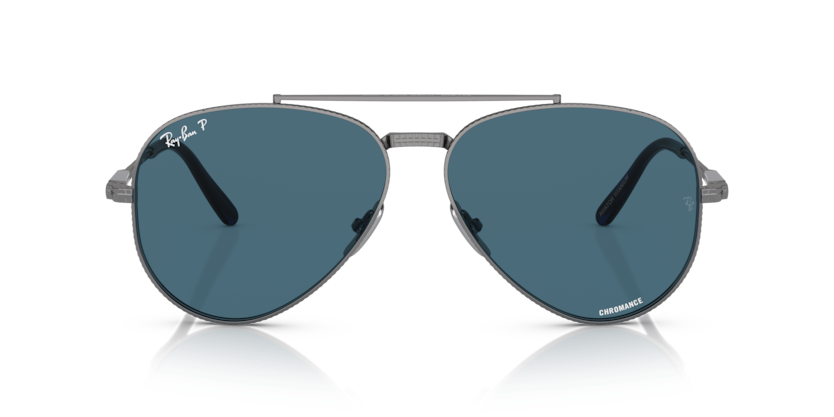 Ray-Ban RB8225 Aviator Titanium Sunglasses
