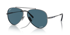 3142S2 - Gunmetal with Polarized Blue Lenses