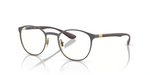 3158 - Dark Grey On Gold with Clear Lenses