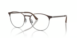 3172 - Havana On Gunmetal with Clear Lenses