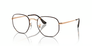 3176 - Havana On Rose Gold with Clear Lenses