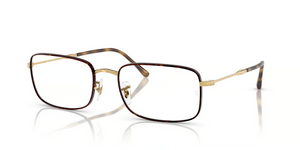 3177 - Havana On Gold with Clear Lenses