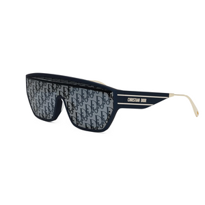 31B8 - Matte Blue with Silver Pattern Lenses