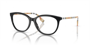 3853 - Black with Clear Lenses