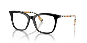 3853 - Black with Clear Lenses