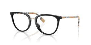 3853 - Black with Clear Lenses
