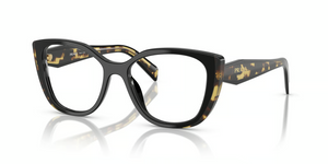 3891O1 - Black/Medium Tortoise with Clear Lenses