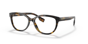 3981 - Top Check/Striped Brown with Clear Lenses