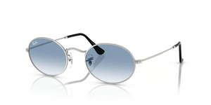 003/3F - Silver with Clear Gradient Blue Lenses