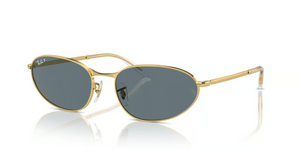 001/3R - Arista Gold with Polarized Dark blue Lenses