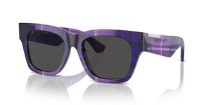 411387 - Check Violet with Dark Grey Lenses