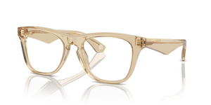 4123 - Beige with Clear Lenses