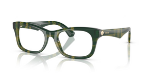 4125 - Check Green with Clear Lenses