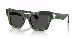 412587 - Check Green with Dark Grey Lenses