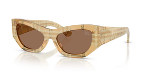 415773 - Check Beige with Dark Brown Lenses