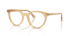 4167 - Beige with Clear Lenses