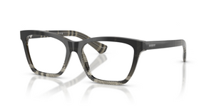 4200 - Grey Check with Clear Lenses