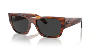 954/48 - Striped Havana with Polarized Black Lenses