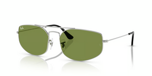 003/4E - Silver with Green Lenses