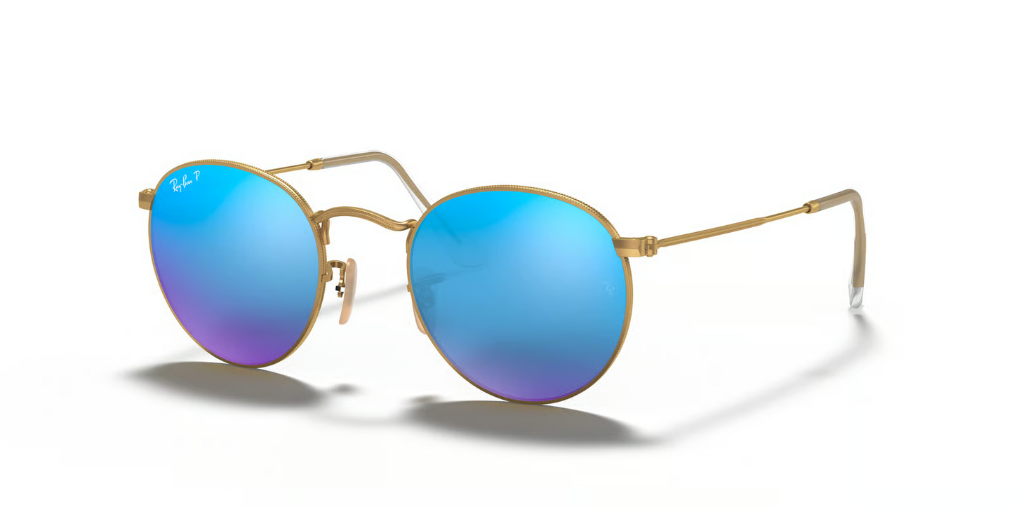 Ray-Ban RB3447 Round Metal Sunglasses